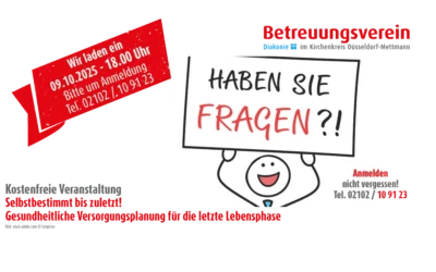 09.10.2025 – Selbstbestimmt bis zuletzt!
