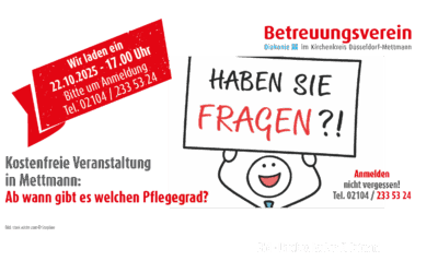 22.10.2025 – Ab wann gibt es welchen Pflegegrad?
