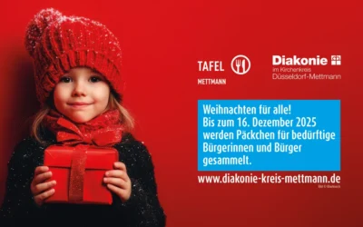 Weihnachtspäckchenaktion für die Tafel Mettmann