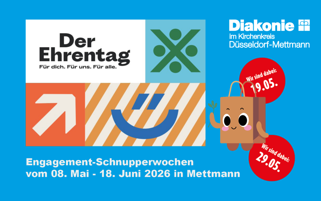 Engagement-Schnupperwochen in Mettmann vom 08.05.- 18.06.2026 – Wir sind dabei!