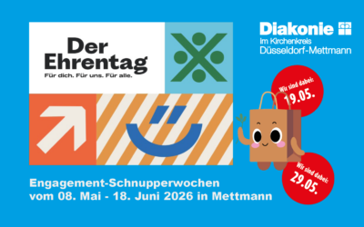 Engagement-Schnupperwochen in Mettmann vom 08.05.- 18.06.2026 – Wir sind dabei!