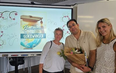 Herzlichen Glückwunsch zur bestandenen Prüfung!